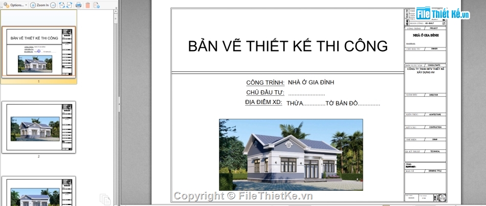 Full hồ sơ thiết kế,nhà 1 tầng,hồ sơ thiết kế nhà,Biệt thự 1 tầng