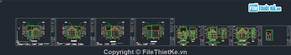 Full hồ sơ thiết kế,nhà mái thái,thiết kế nhà mái thái,nhà 1 tầng,bản vẽ nhà 1 tầng nông thôn,nhà 1 tầng mái thái ở quê
