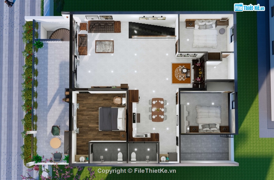 Full hồ sơ thiết kế,full hồ sơ nhà 2 tầng 11x15m,nhà 2 tầng 11x15m
