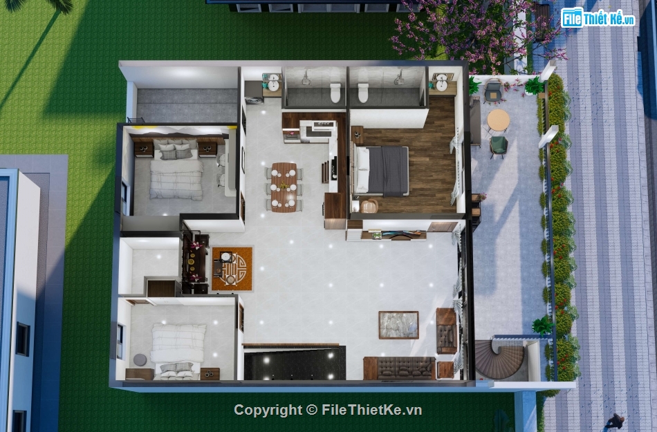 Full hồ sơ thiết kế,full hồ sơ nhà 2 tầng 11x15m,nhà 2 tầng 11x15m