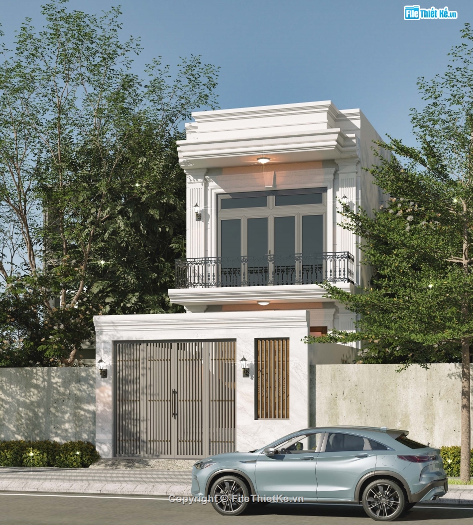 nhà 2 tầng,file cad nhà 2 tầng,nhà phố 2 tầng,cad nhà phố 2 tầng