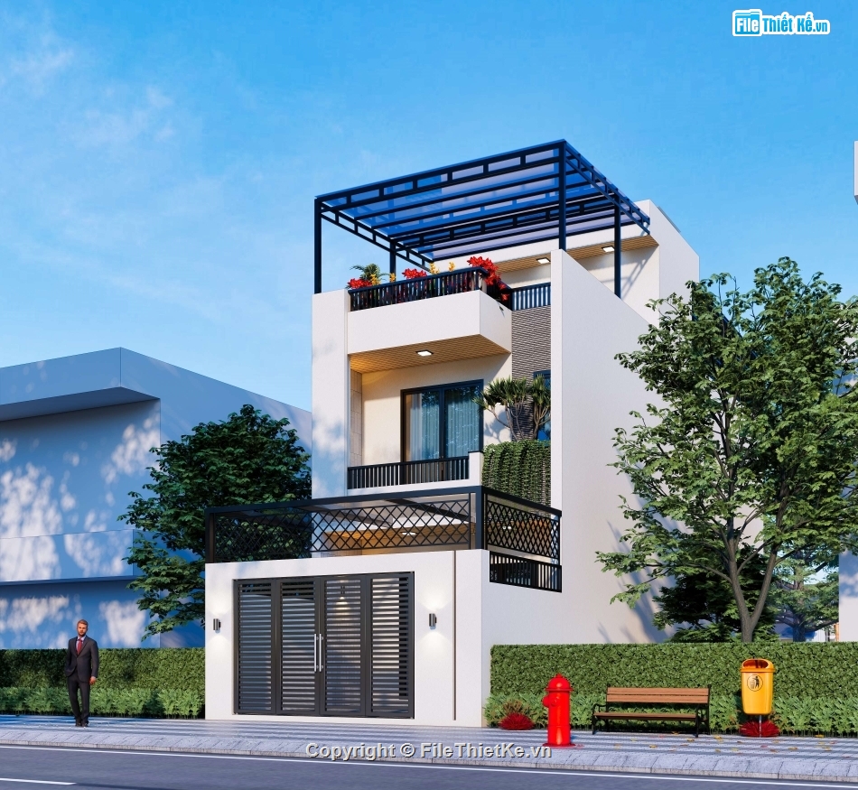 Full hồ sơ thiết kế,nhà 3 tầng,thiết kế nhà 3 tầng,3 tầng