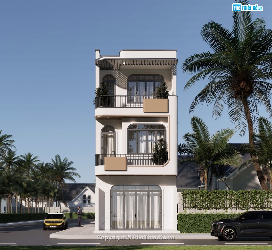 Full hồ sơ thiết kế 2 tầng 5x12m,bản vẽ nhà 2 tầng 5x12m,nhà 5x12