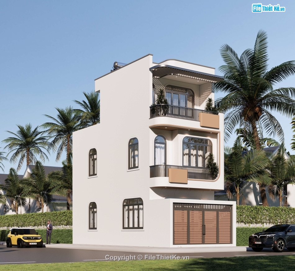 Full hồ sơ thiết kế 2 tầng 5x12m,bản vẽ nhà 2 tầng 5x12m,nhà 5x12