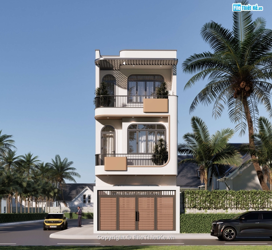 Full hồ sơ thiết kế 2 tầng 5x12m,bản vẽ nhà 2 tầng 5x12m,nhà 5x12