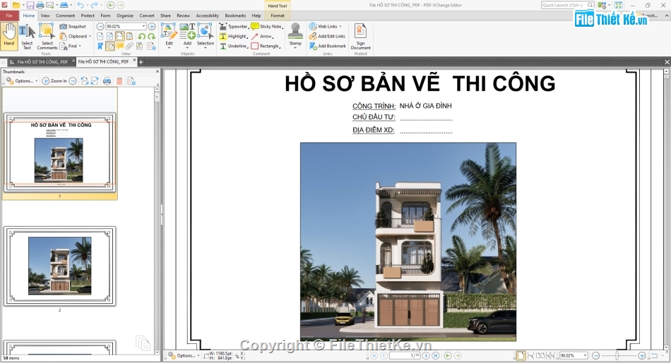 Full hồ sơ thiết kế 2 tầng 5x12m,bản vẽ nhà 2 tầng 5x12m,nhà 5x12