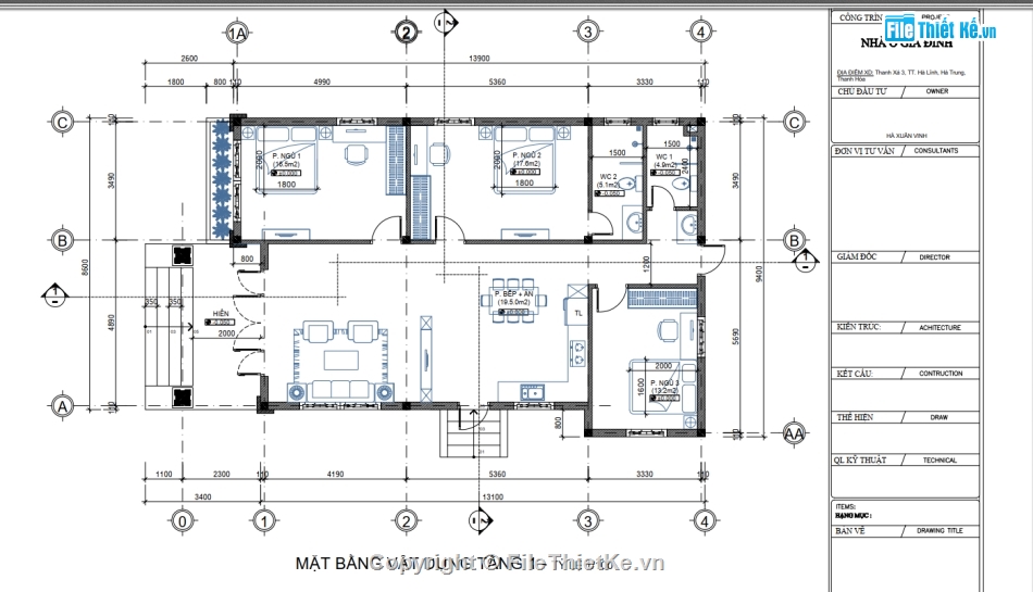 Full hồ sơ thiết kế,thiết kế nhà cấp 4,bản vẽ nhà cấp 4,kiến trúc nhà cấp 4
