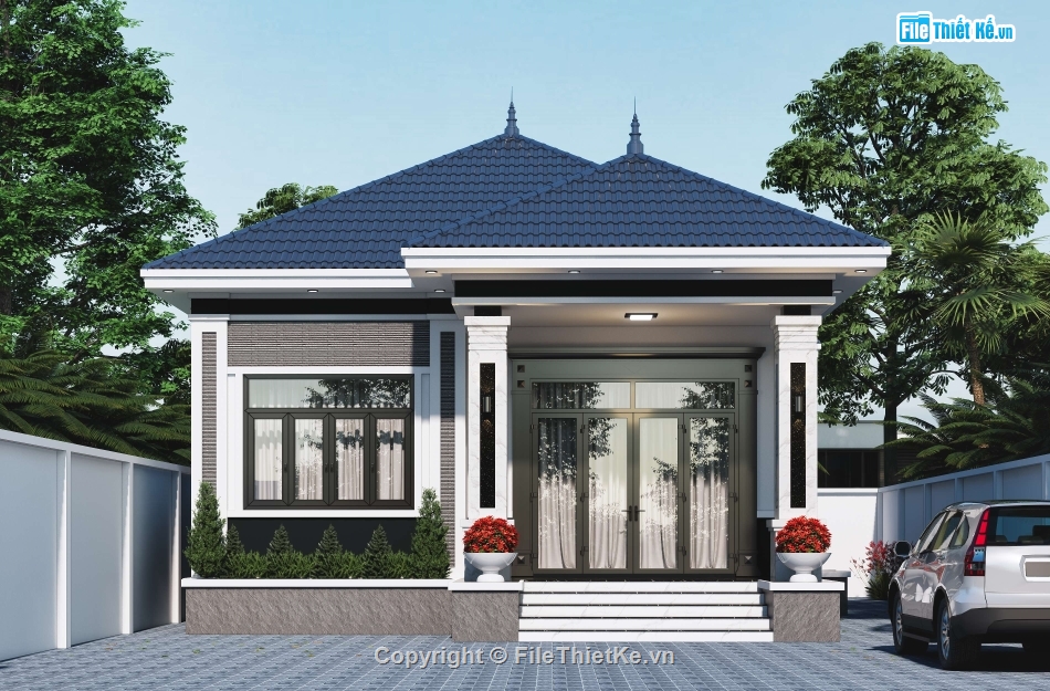 Full hồ sơ thiết kế,thiết kế nhà cấp 4,bản vẽ nhà cấp 4,kiến trúc nhà cấp 4