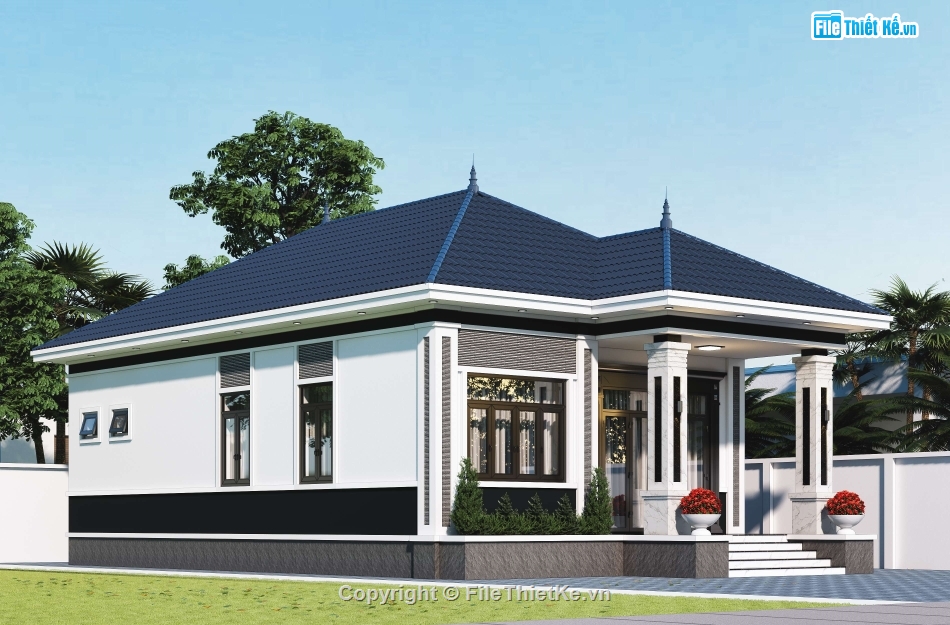Full hồ sơ thiết kế,thiết kế nhà cấp 4,bản vẽ nhà cấp 4,kiến trúc nhà cấp 4
