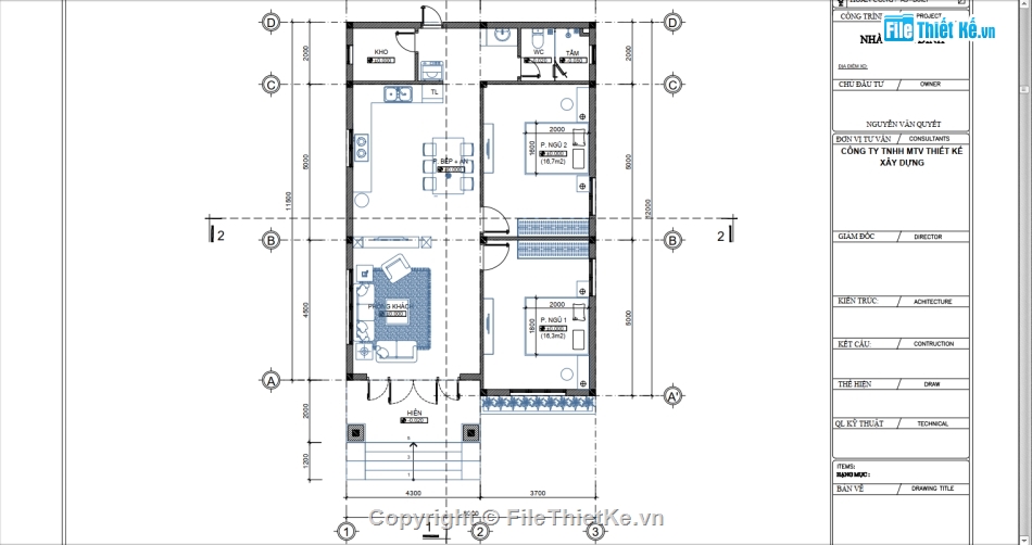 Full,thiết kế nhà cấp 4,nhà kích thước 8 x 12m,nhà cấp 4,12m,hồ sơ thiết kế nhà