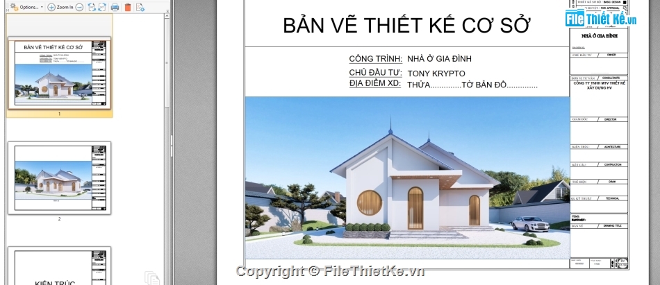 Full hồ sơ thiết kế nhà mái thái,Nhà mái thái cấp 4,Nhà mái thái