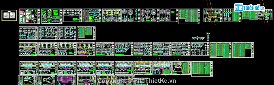 nhà hiệu bộ,kiến trúc nhà hiệu bộ,bản vẽ nhà hiệu bộ
