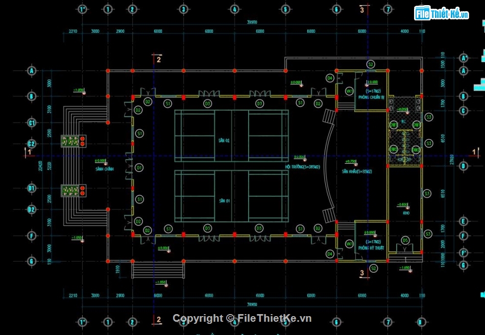 Full hồ sơ thiết kế,thiết kế nhà hội trường,autocad nhà hội trường,Cad thiết kế nhà hội trường,kiến trúc,kết cấu