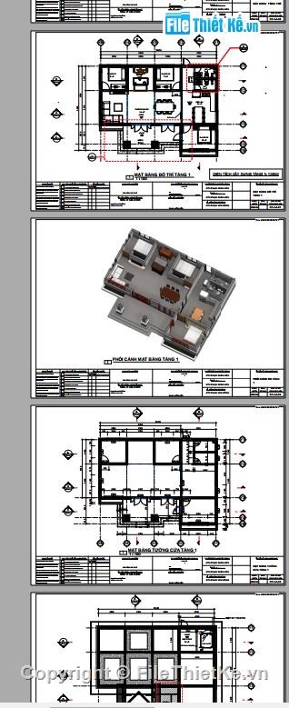biệt thự nhà vườn,nhà 1 tầng mái nhật,nhà mái nhật1 tầng revit,biệt thự sân vườn