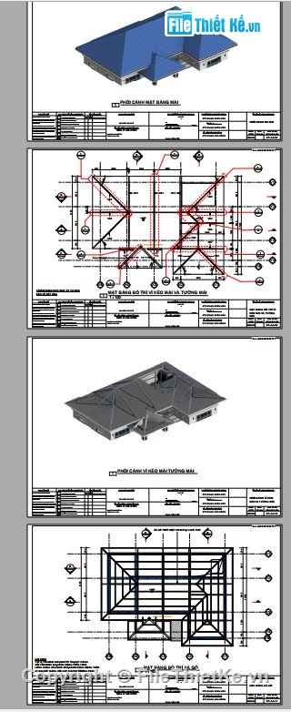 biệt thự nhà vườn,nhà 1 tầng mái nhật,nhà mái nhật1 tầng revit,biệt thự sân vườn