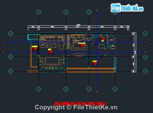nhà phố 3 tầng,bản vẽ nhà phố,file cad nhà phố 3 tầng,nhà phố 3 tầng file cad