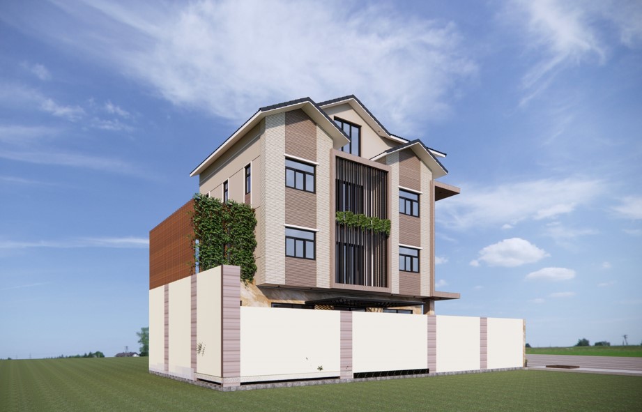 nhà 4 tầng,4 tầng,cad nhà 4 tầng