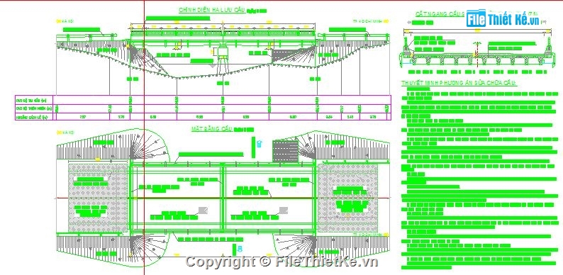 Bản vẽ,sửa chữa,Bản vẽ cầu dầm,bản vẽ sửa chữa