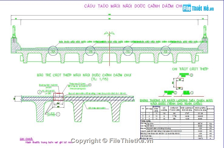 Bản vẽ,sửa chữa,Bản vẽ cầu dầm,bản vẽ sửa chữa