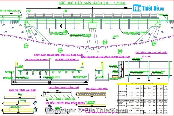 Bản vẽ,sửa chữa,Bản vẽ cầu dầm,bản vẽ sửa chữa