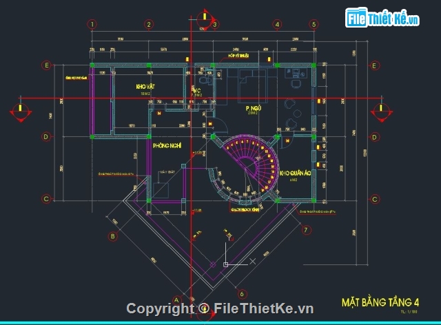 biệt thự 4 tầng,Kiến trúc Biệt thự 4 tầng,nhà 4 tầng,nhà phố 4 tầng,4 tầng