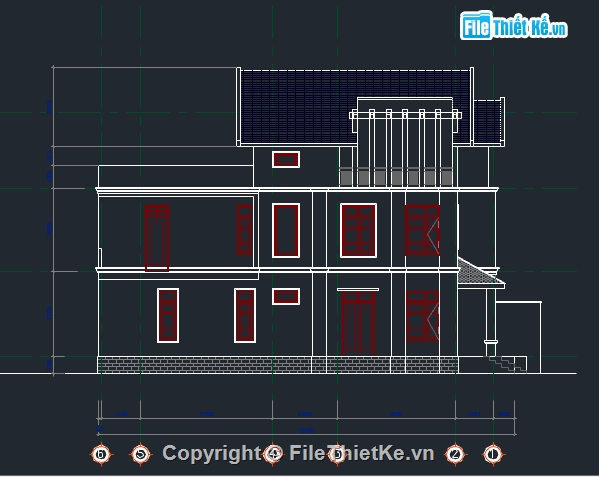 biệt thự 2.5 tầng,biệt thự 2 tầng 1 lửng,mẫu biệt thự,thiết kế biệt thự,biệt thự gia đình