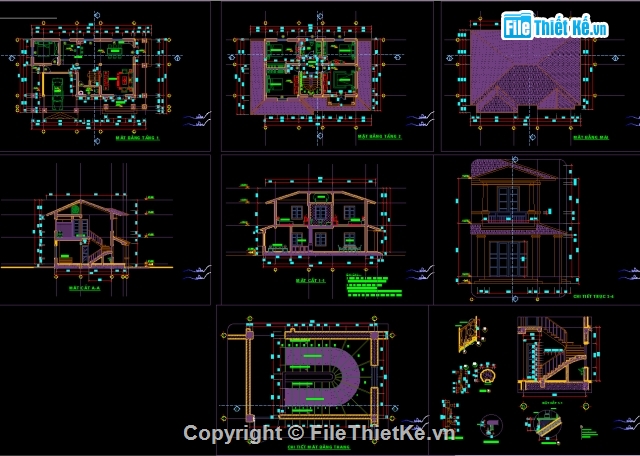 kiến trúc biệt thự,chi tiết biệt thự,biệt thự đơn lập