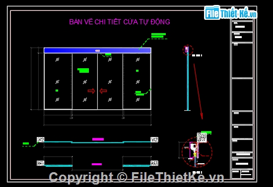 cửa tự động,chi tiết cửa,thiết kế cửa