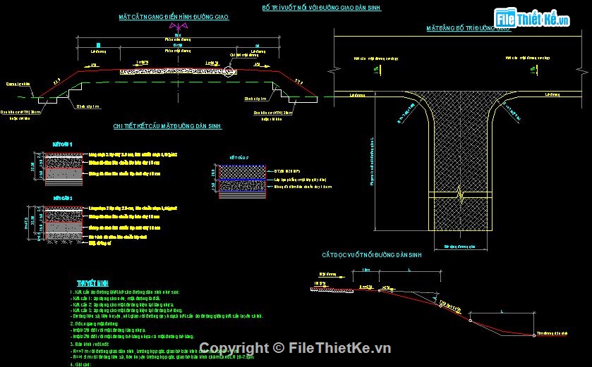 bản vẽ cầu đường,bản vẽ thiết kế đường,thiết kế đường
