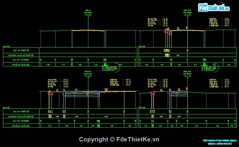 bản vẽ cầu đường,bản vẽ thiết kế đường,thiết kế đường