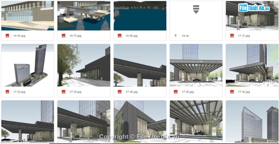 Sketchup Resort,Sketchup khách sạn,Sketchup Khách sạn và Resort,File sketchup Khách sạn và Resort,Tổng hợp sketchup Khách sạn và Resort