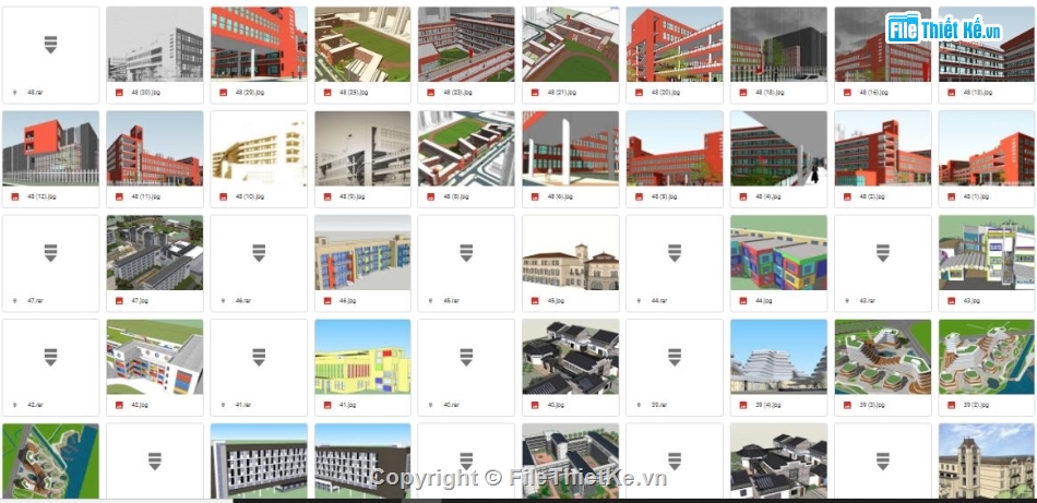 Sketchup trường học,Thư viện Sketchup trường học,File Sketchup trường học,Full sketchup Sketchup trường học,Tổng hợp Sketchup trường học