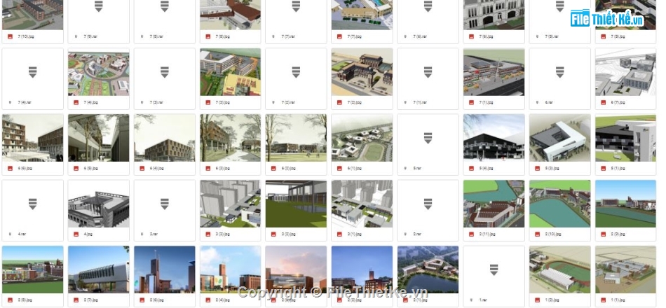 Sketchup trường học,Thư viện Sketchup trường học,File Sketchup trường học,Full sketchup Sketchup trường học,Tổng hợp Sketchup trường học