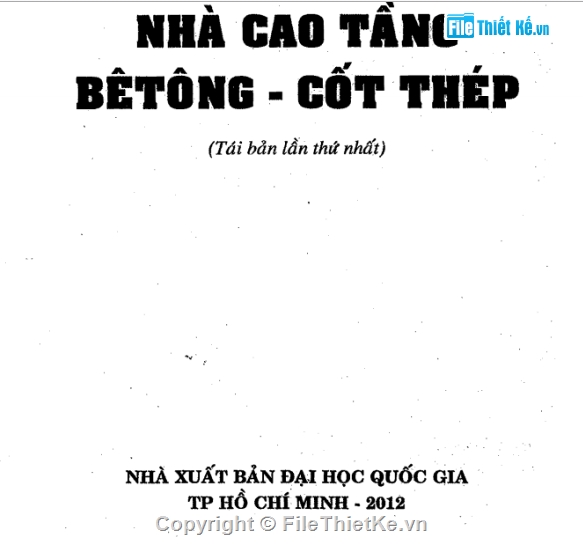 bê tông cốt thép,Giáo trình Nhà cao tầng,tài liệu bê tông cốt thép