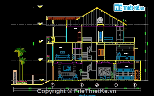 bản vẽ nhà phố đẹp,bản vẽ cad nhà phố,bản vẽ autocad nhà phố,thiết kế nhà phố đẹp đầy đủ,nhà mặt phố,nhà phố kích thước 5 x 25m