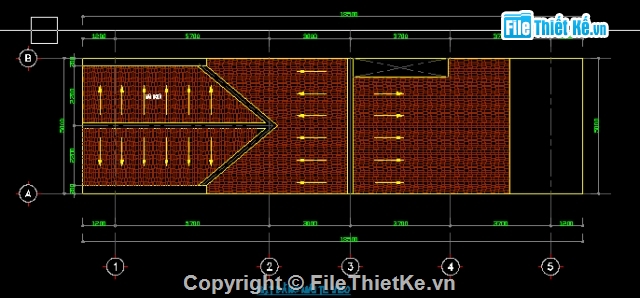 bản vẽ nhà phố đẹp,bản vẽ cad nhà phố,bản vẽ autocad nhà phố,thiết kế nhà phố đẹp đầy đủ,nhà mặt phố,nhà phố kích thước 5 x 25m