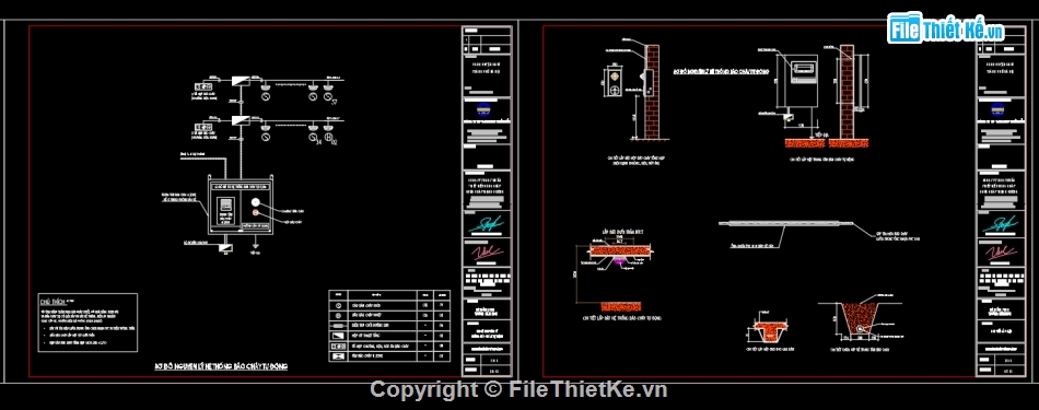 bản vẽ hệ thống pccc file cad,phòng cháy chữa cháy trường học,file cad thiết kế hệ thống phòng cháy chữa cháy