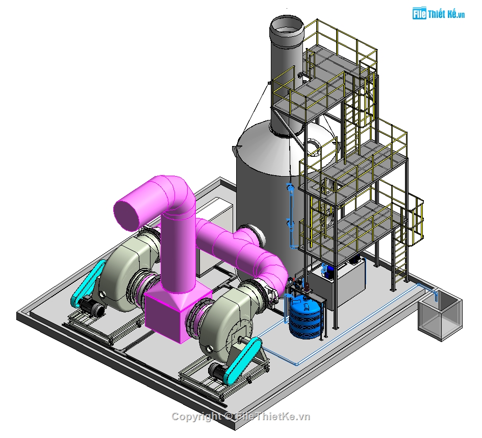 xử lý khí thải,môi trường,hấp thụ