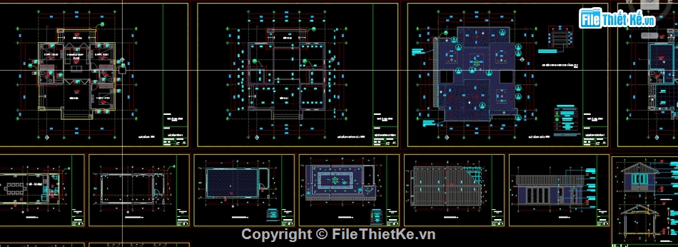 Nhà biệt thự vườn 1 tầng,biệt thự 1 tầng,file cad biệt thự 1 tầng,autocad biệt thự 1 tầng,biệt thự 1 tầng file autocad