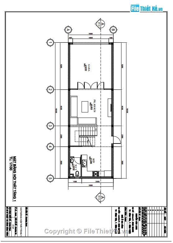 Nhà phố 5x15m,File cad nhà phố 2.5 tầng,bản vẽ nhà phố 2 tầng,kiến trúc nhà phố 2 tầng