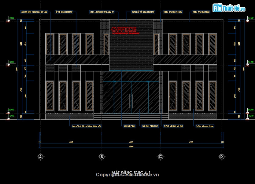 bản vẽ nhà 2 tầng 15x15m,Mẫu nhà phố đẹp 2 tầng,file cad nhà phố 2 tầng,nhà phố 2 tầng file cad,autocad nhà phố 2 tầng