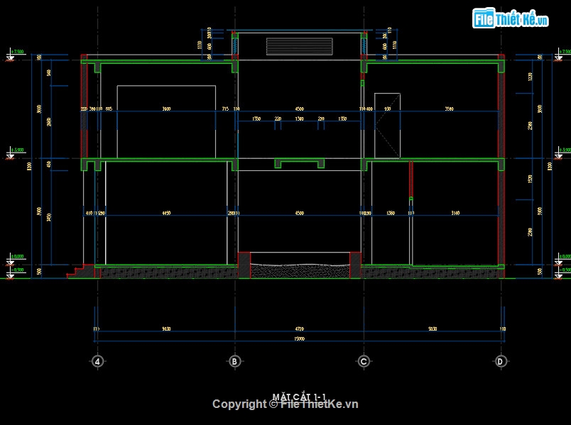 bản vẽ nhà 2 tầng 15x15m,Mẫu nhà phố đẹp 2 tầng,file cad nhà phố 2 tầng,nhà phố 2 tầng file cad,autocad nhà phố 2 tầng