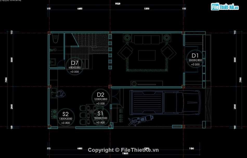 nhà phố 3 tầng hiện đại,Nhà phố 3 tầng 7x11m,Autocad nhà phố 3 tầng,Bản vẽ nhà phố 3 tầng,Nhà phố 3 tầng autocad