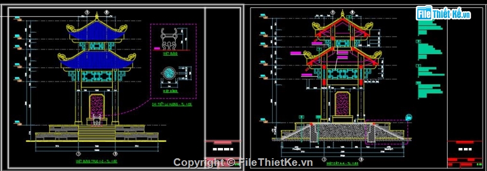 nhà bia ghi danh,nhà bia tưởng niệm,file cad nhà bia