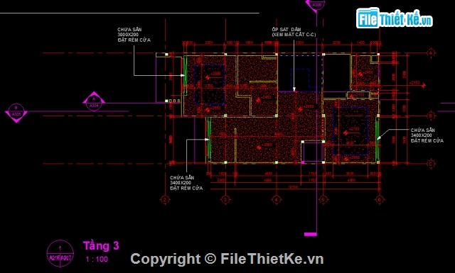 Nhà phố 3 tầng 8.3x25m,Biệt thự 3 tầng 8.3x25m,Biệt thự 3 tầng,bản vẽ 3 tầng,Biệt thự