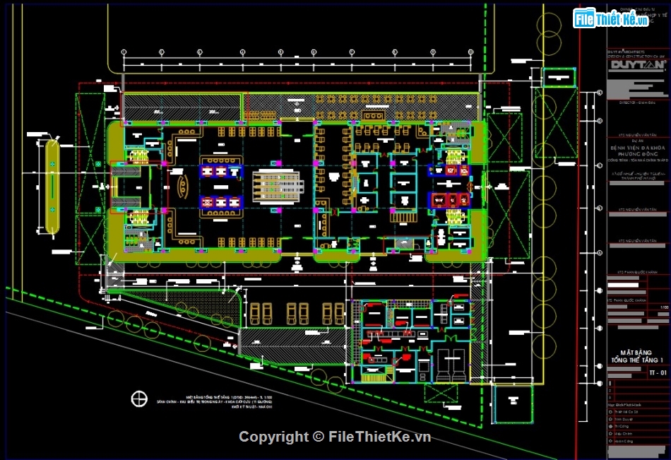 bản vẽ bệnh viện,kiến trúc bệnh viện đa khoa,thiết kế bệnh viện,file cad bệnh viện