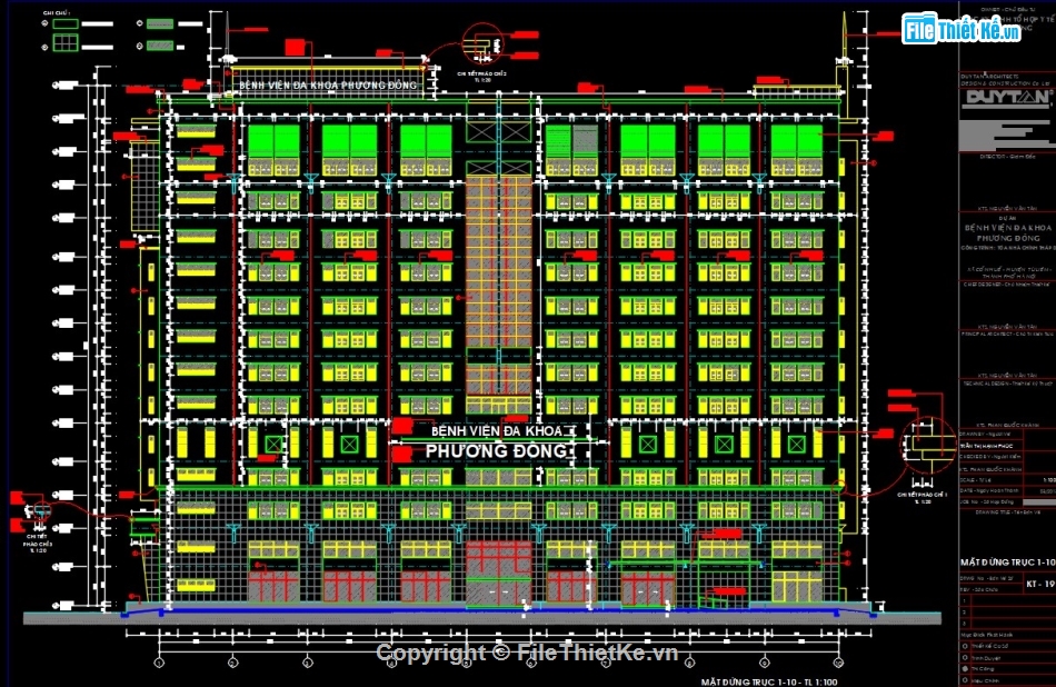bản vẽ bệnh viện,kiến trúc bệnh viện đa khoa,thiết kế bệnh viện,file cad bệnh viện