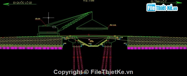 bản vẽ cầu,cầu dầm,bê tông cốt thép DUL kéo trước