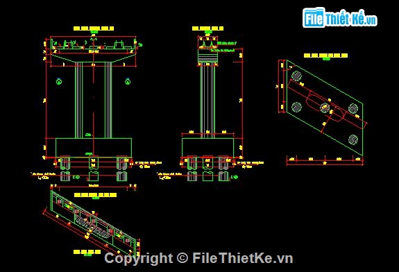 bê tông cốt thép,bê,bản dầm,cầu dầm,bê tông,bo ho so cau dam i