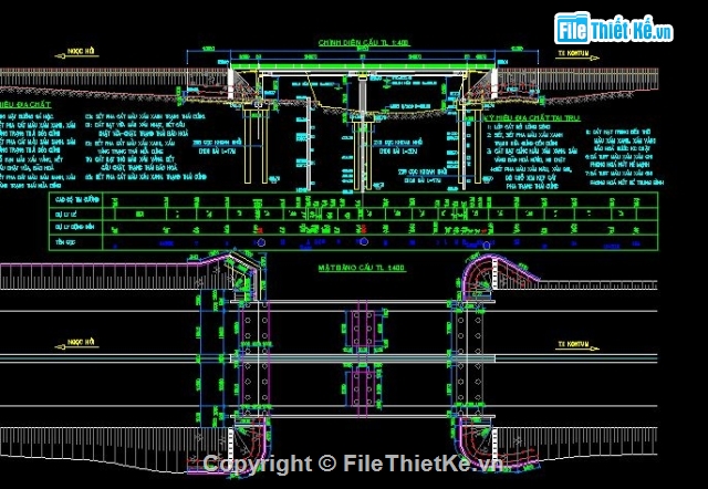 Hồ sơ cầu đầy đủ,Hồ sơ cầu dầm T đầy đủ,cầu dầm T đầy đủ,bản vẽ cầu dầm T,bản vẽ cầu dầm T đầy đủ